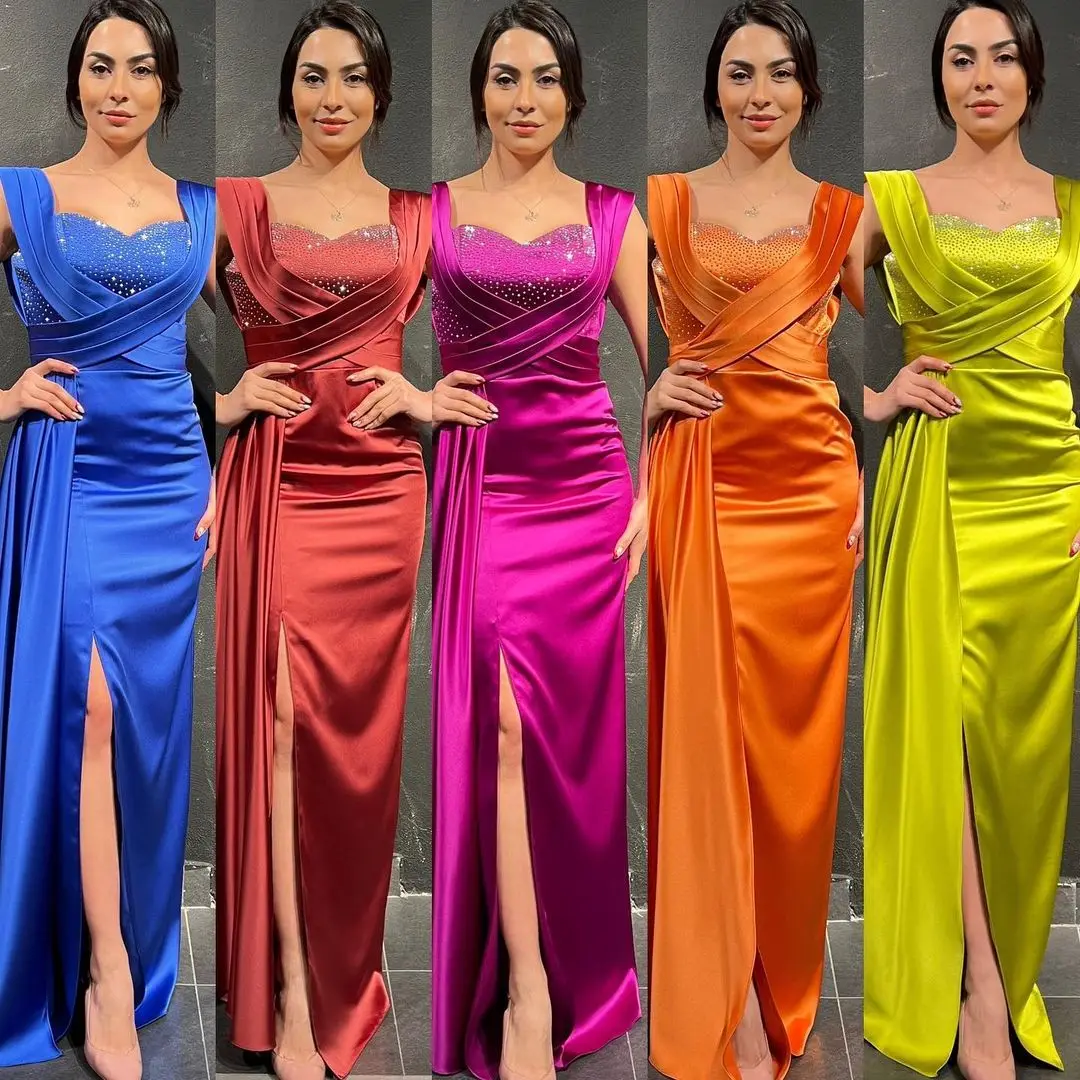 Prom Dresses Formal Occasion Dresses Women's Simple Style Heart Shaped Neck to Floor Length Clip Shoulder Design Customizable
Prom Dresses Formal Occasion Dresses Women's Simple Style Heart Shaped Neck to Floor Length Clip Shoulder Design Customizable