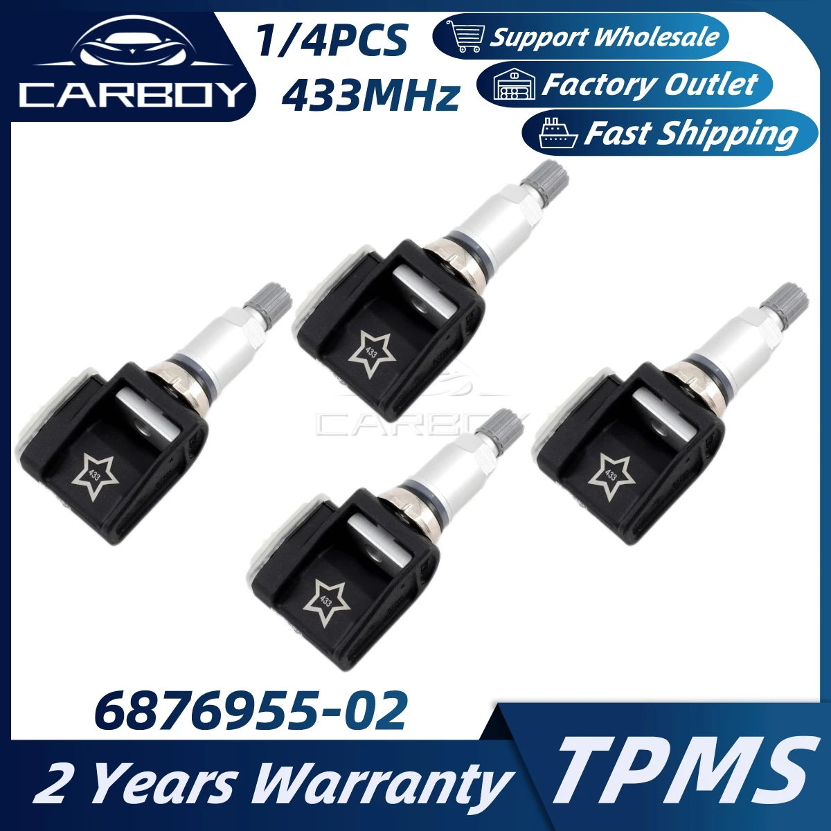 6876955-02 6887140-01 TPMS Air Pressure Gauge For Mercedes-Benz B Class CLA CLS Sprinter BMW X4 X5 X6 X7 6 Gran Coupe Alpina XD4
6876955-02 6887140-01 TPMS Air Pressure Gauge For Mercedes-Benz B Class CLA CLS Sprinter BMW X4 X5 X6 X7 6 Gran Coupe Alpina XD4