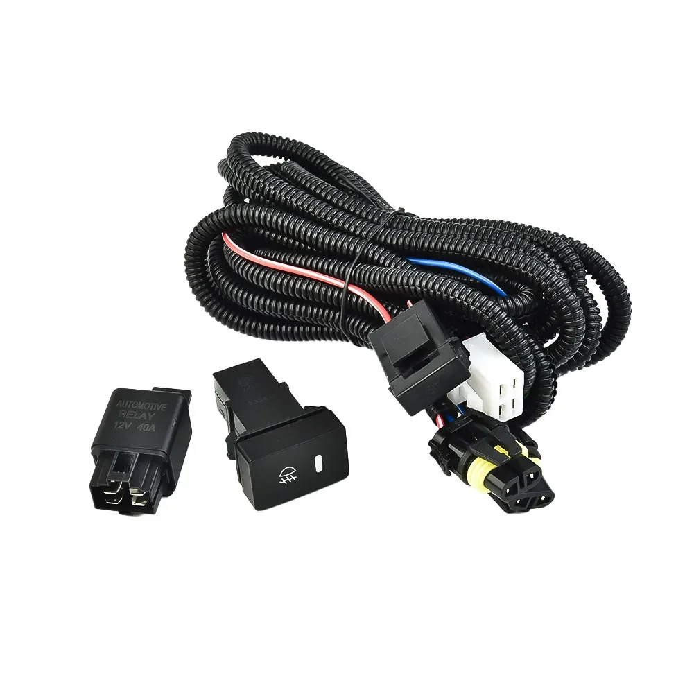 1x H11 Fog Light Wiring Harness Socket With LED Indicator Switch + Automotive Relay For Ford Explorer/Transit-Connect 2011-2014
1x H11 Fog Light Wiring Harness Socket With LED Indicator Switch + Automotive Relay For Ford Explorer/Transit-Connect 2011-2014