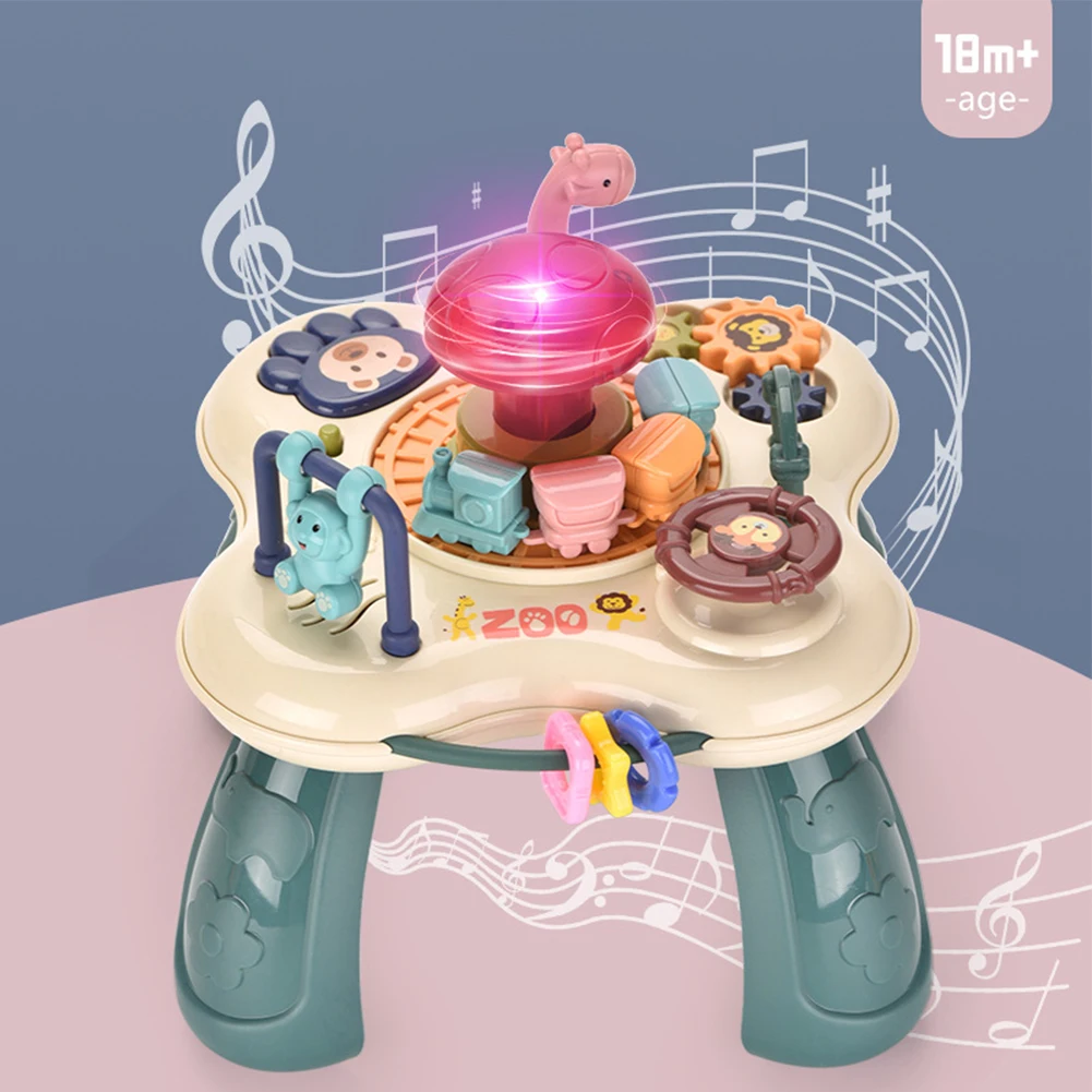 Creative Mini Animal Park Game Table Multi-functional Electric Light Music Hand Heat Drum Desktop Game Toys For Kids 
Creative Mini Animal Park Game Table Multi-functional Electric Light Music Hand Heat Drum Desktop Game Toys For Kids