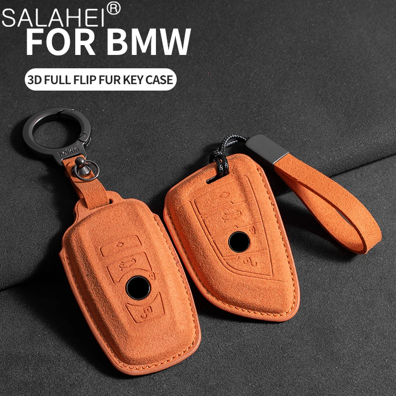 Suede Car Key Case Cover Shell Holder For BMW X3 X5 X6 F30 F34 F10 F20 G20 G30 G01 G02 G05 G32 F15 F16 3 5 7 Series Accessories
Suede Car Key Case Cover Shell Holder For BMW X3 X5 X6 F30 F34 F10 F20 G20 G30 G01 G02 G05 G32 F15 F16 3 5 7 Series Accessories