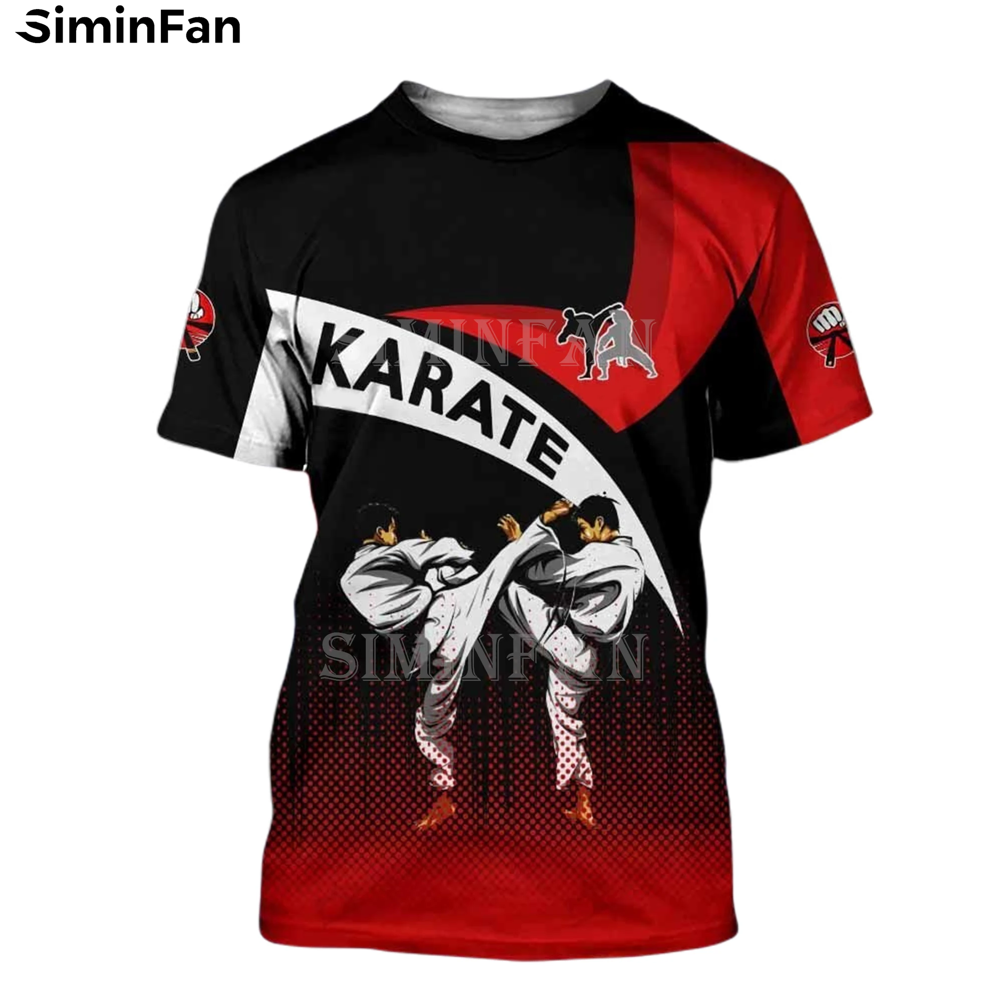 Футболка мужская с 3D-принтом KARATE LOVER, стильная тенниска, Повседневная рубашка, уличная одежда в стиле Харадзюку, красная черная, на лето 
Футболка мужская с 3D-принтом KARATE LOVER, стильная тенниска, Повседневная рубашка, уличная одежда в стиле Харадзюку, красная черная, на лето