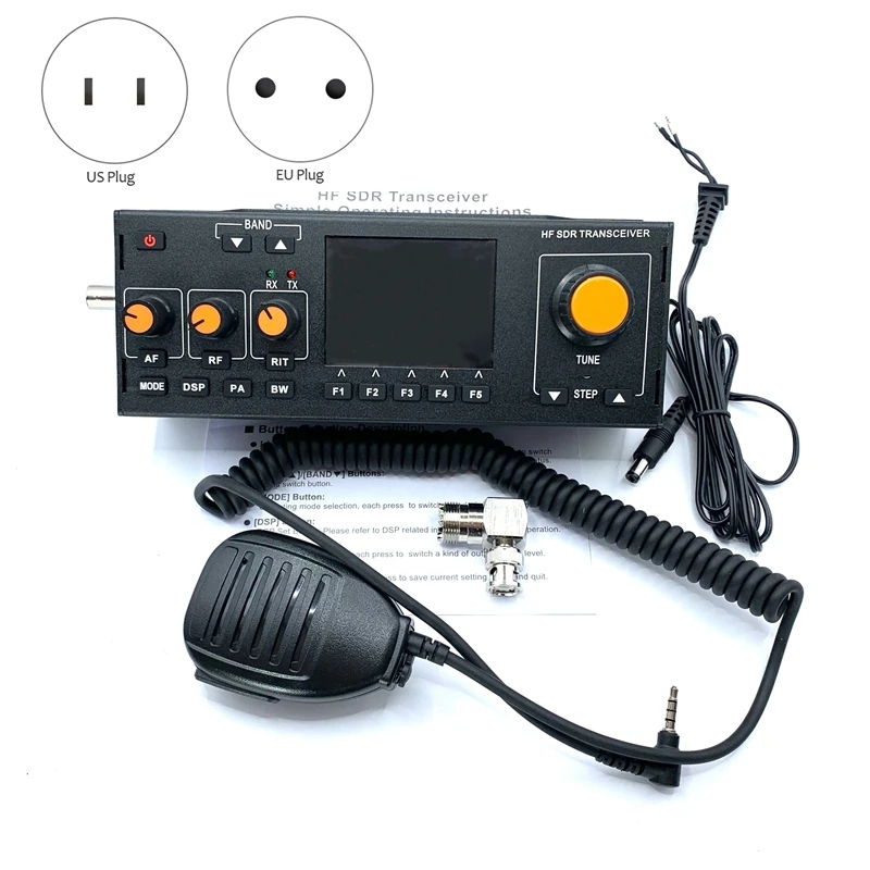 RS-918 Plus HF SDR приемопередатчик MCHF-QRP Transceiver любительский коротковолновый радиоприемник с зарядным устройством для микрофона Ач
RS-918 Plus HF SDR приемопередатчик MCHF-QRP Transceiver любительский коротковолновый радиоприемник с зарядным устройством для микрофона Ач