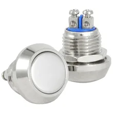 12mm IP67 Starter Switch Boat Momentary Push Button Stainless Steel Metal ON-OFF Nickel-plated Copper SPST 250V AC/DC 2A
12mm IP67 Starter Switch Boat Momentary Push Button Stainless Steel Metal ON-OFF Nickel-plated Copper SPST 250V AC/DC 2A