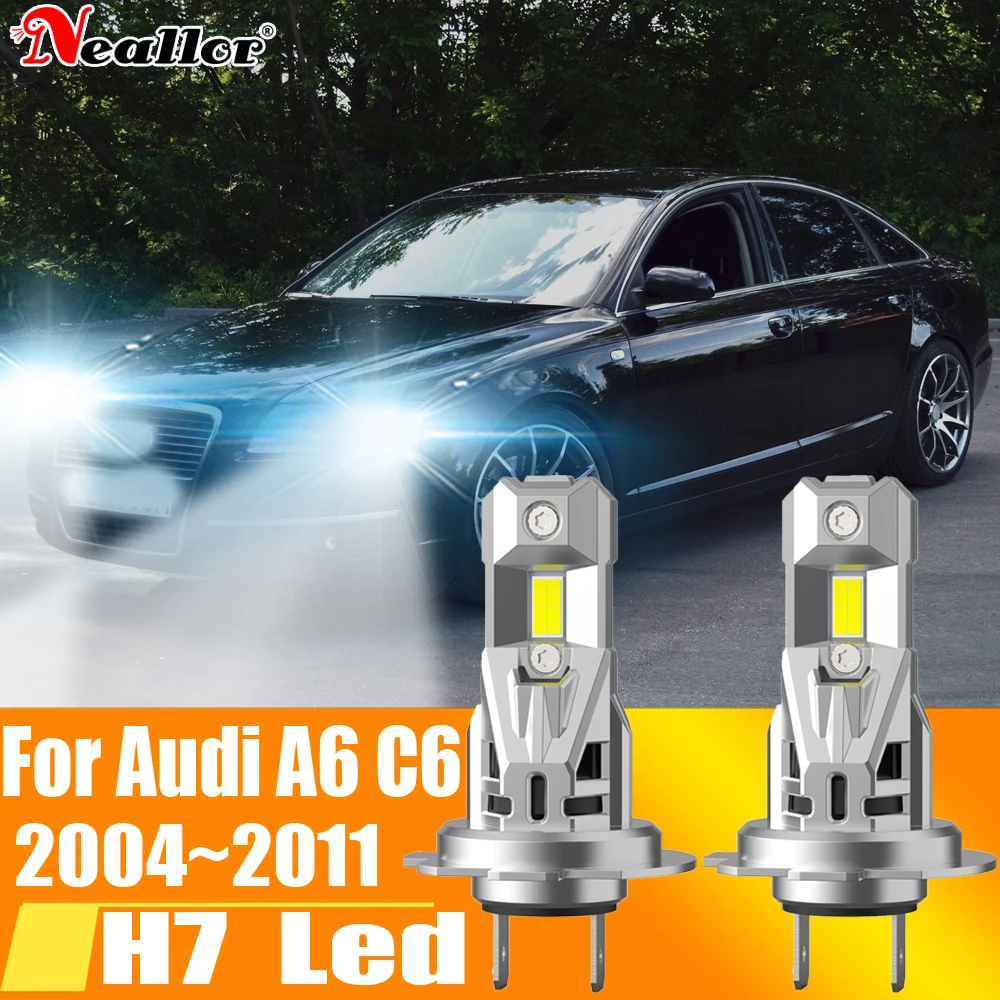 2 шт., Автомобильные светодиодные лампы H7 Canbus H18 6000K 12 В 55 Вт для Audi A6 C6 2004 ~ 2011
2 шт., Автомобильные светодиодные лампы H7 Canbus H18 6000K 12 В 55 Вт для Audi A6 C6 2004 ~ 2011