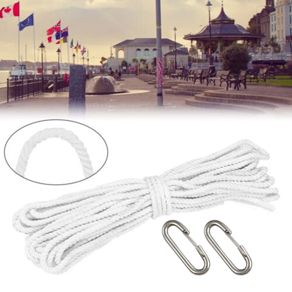 Flagpole Accessory Kit Nylon Rope 11.5M Accessory Flag Pole Hooks Kit Hooks Outdoor Flag Pole Parts With Hanging Accessory
Flagpole Accessory Kit Nylon Rope 11.5M Accessory Flag Pole Hooks Kit Hooks Outdoor Flag Pole Parts With Hanging Accessory