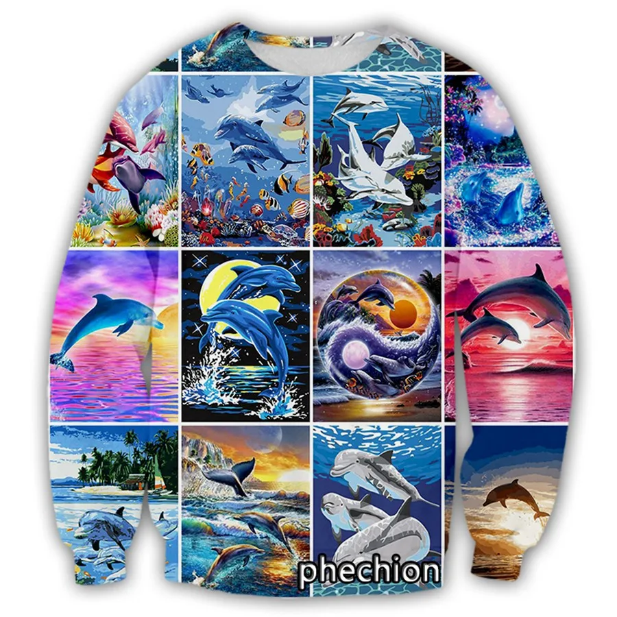 Модные мужские/женские свитшоты Phechion с длинным рукавом и 3D-принтом дельфина, повседневная спортивная уличная одежда, топ S87
Модные мужские/женские свитшоты Phechion с длинным рукавом и 3D-принтом дельфина, повседневная спортивная уличная одежда, топ S87