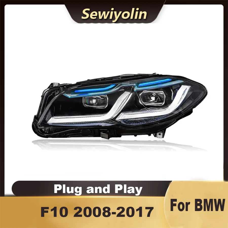 Car Accsesories LED Headlights Bimmer For BMW F10 Projector 2008-2017 Head Lamp DRL Lens Automotive Turn Signal Waterproof IP67
Car Accsesories LED Headlights Bimmer For BMW F10 Projector 2008-2017 Head Lamp DRL Lens Automotive Turn Signal Waterproof IP67