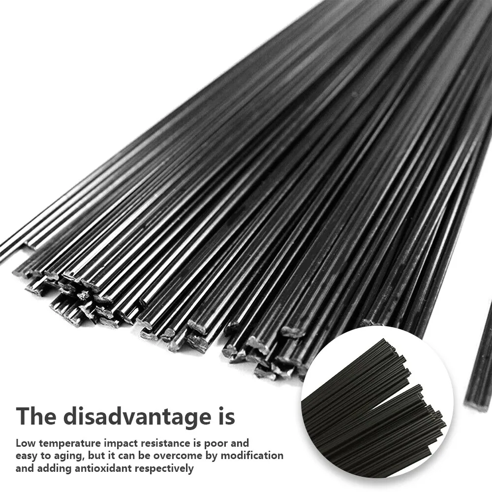 40pcs 200mm PP Black Plastic Welding Rods For Car Bumper Repair Sticks Welder Tools Non-toxic Tasteless Fast Shipping
40pcs 200mm PP Black Plastic Welding Rods For Car Bumper Repair Sticks Welder Tools Non-toxic Tasteless Fast Shipping