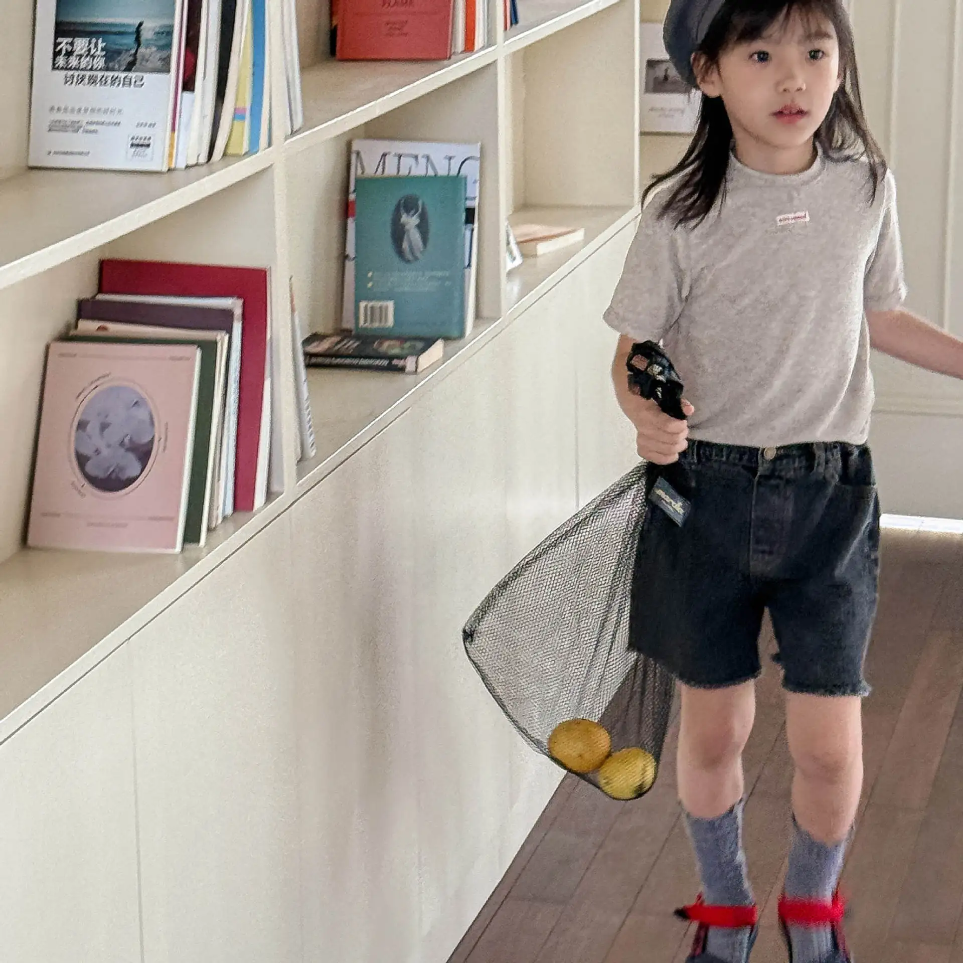 2025 Summer New Girls Denim Shorts Children Casual Pants Loose Boys Jeans Solid Color Baby Shorts Kids Clothes 20 S6783534b83d34d2eb569db66e9645dd5h
