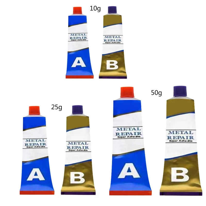 2 Bottles Industrial Repair Paste Glue Welding Glue Heat Resistance for Iron Steel Casting-20/50/100g
2 Bottles Industrial Repair Paste Glue Welding Glue Heat Resistance for Iron Steel Casting-20/50/100g
