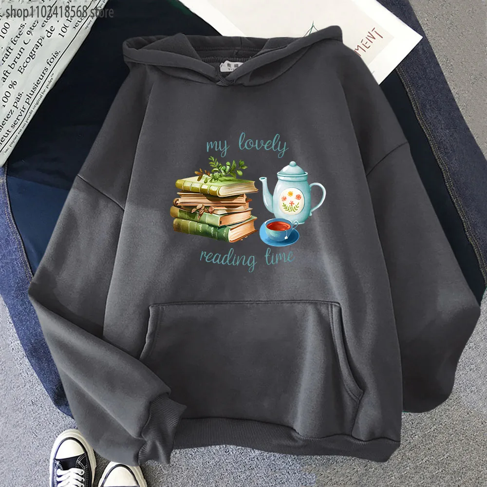 Book Aesthetic Hoodie My Lovely Reading Time Sweatshirt Unisex Clothes Women Streetwear Men Fleece Pullover Y2k Sudaderas Winter
Book Aesthetic Hoodie My Lovely Reading Time Sweatshirt Unisex Clothes Women Streetwear Men Fleece Pullover Y2k Sudaderas Winter