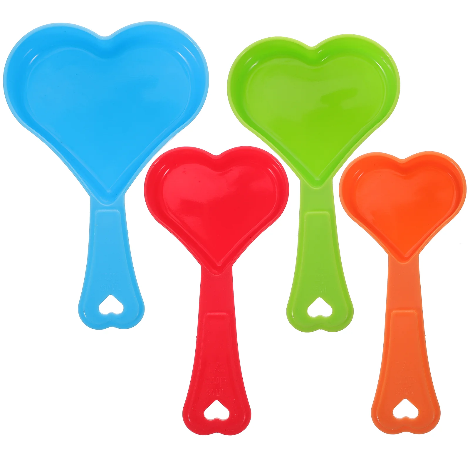 4 Pcs Heart Shaped Measuring Spoon Baking Spoons for Coffee Cooking Plastic Serving Liquid Metal Cups Food
4 Pcs Heart Shaped Measuring Spoon Baking Spoons for Coffee Cooking Plastic Serving Liquid Metal Cups Food