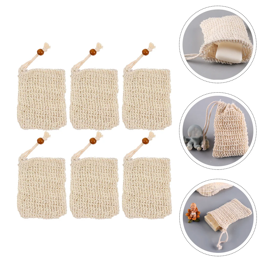 6 Pcs Handmade Soap Storage Bag Foaming Holder Drawstring Bags Mesh Cotton Linen Shower Supplies Toilet Pouch Drying
6 Pcs Handmade Soap Storage Bag Foaming Holder Drawstring Bags Mesh Cotton Linen Shower Supplies Toilet Pouch Drying