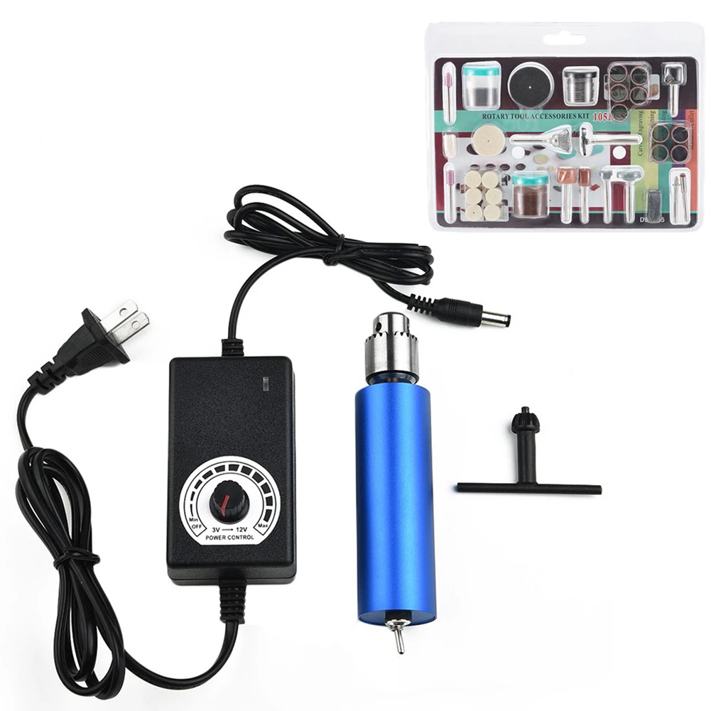 Handheld Multifunction Electric Drilling Tool With Adjustable Power Supply Small Electric Grinder Woodworking 0.3-4mm
Handheld Multifunction Electric Drilling Tool With Adjustable Power Supply Small Electric Grinder Woodworking 0.3-4mm