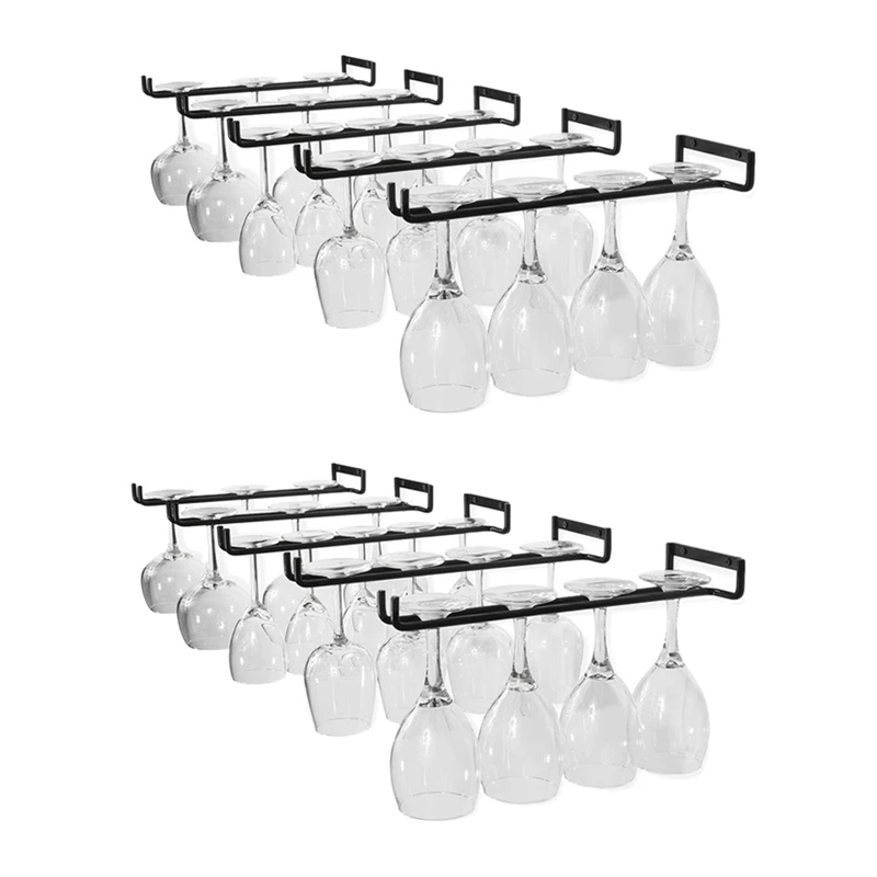 10 Pcs Stemware Wine Glass Storage Rack,Wall Mountable Kitchen Storage Rack ,Black,11 Inch / 30Cm
10 Pcs Stemware Wine Glass Storage Rack,Wall Mountable Kitchen Storage Rack ,Black,11 Inch / 30Cm