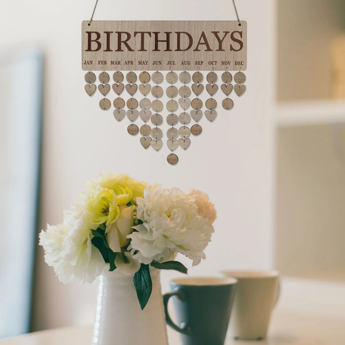 Birthday Calendar Wooden Reminder Memorial Gifts Family Board Wall Home Decor Plaque Block
Birthday Calendar Wooden Reminder Memorial Gifts Family Board Wall Home Decor Plaque Block