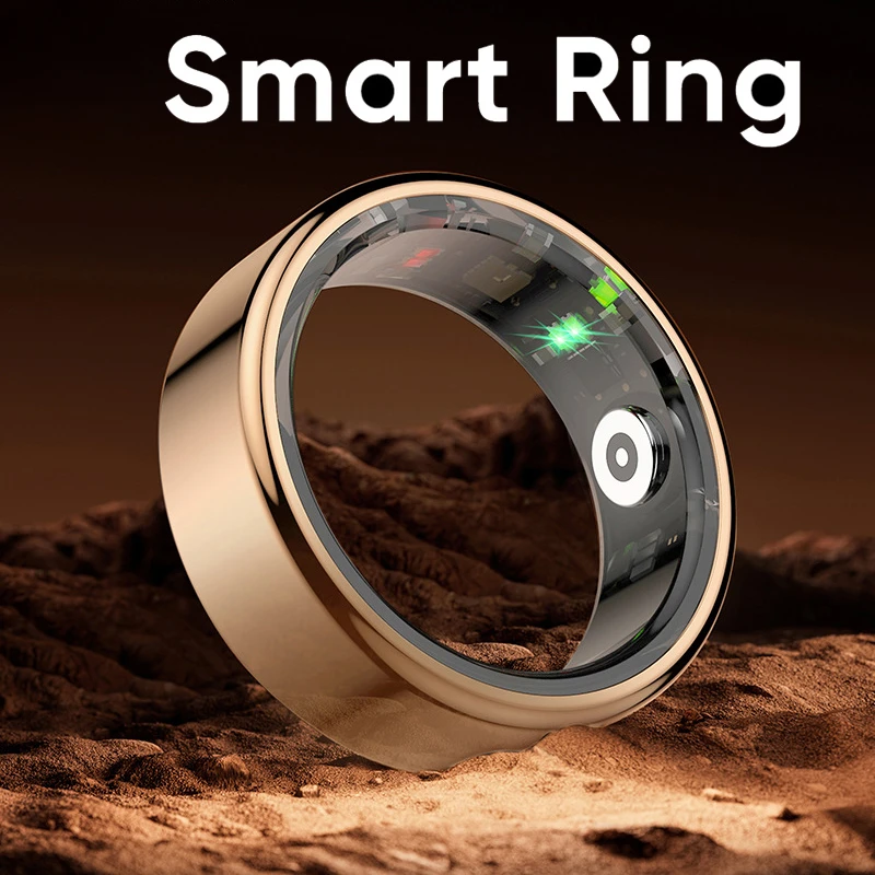 

DIXSG R02 умное кольцо военный класс титановая стальная оболочка мониторинг здоровья IP68 & 3ATM водонепроницаемые мультиспортивные режимы