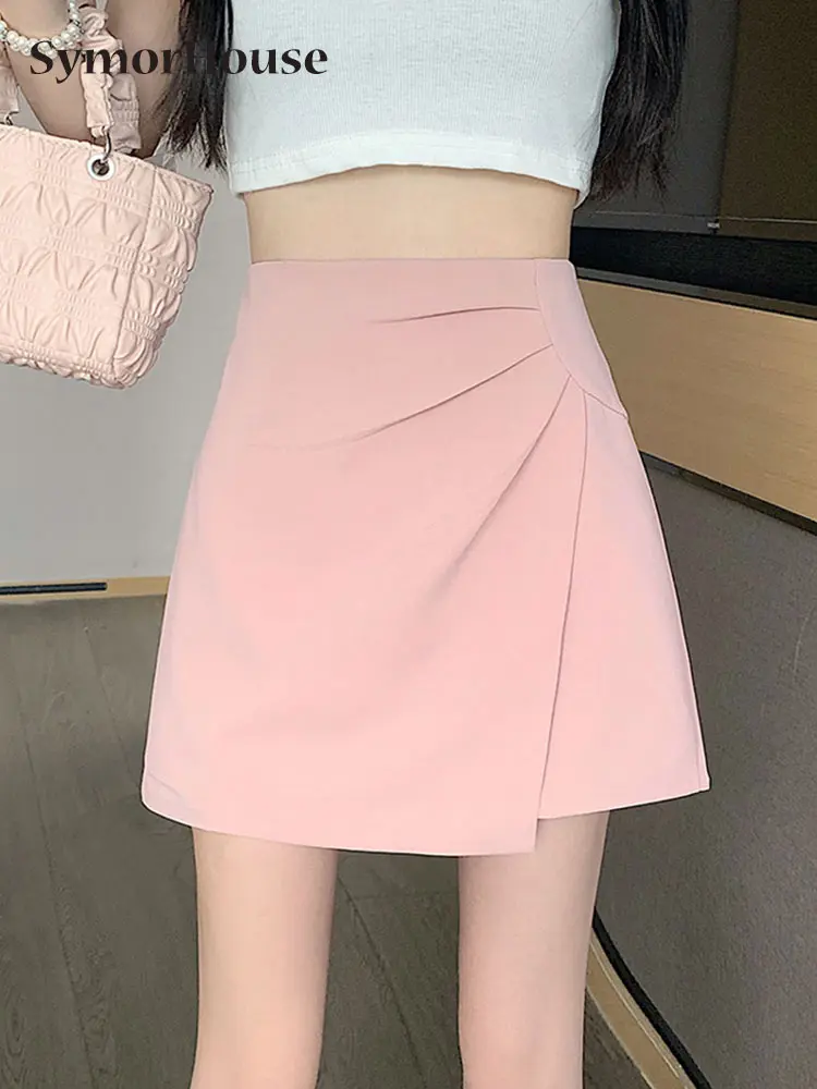New 2023 Summer High Waist Slim Irregular Folds Skirts Women Sexy Split Casual Short Skirts Office OL A-Line Skirt Jupe Femme
New 2023 Summer High Waist Slim Irregular Folds Skirts Women Sexy Split Casual Short Skirts Office OL A-Line Skirt Jupe Femme