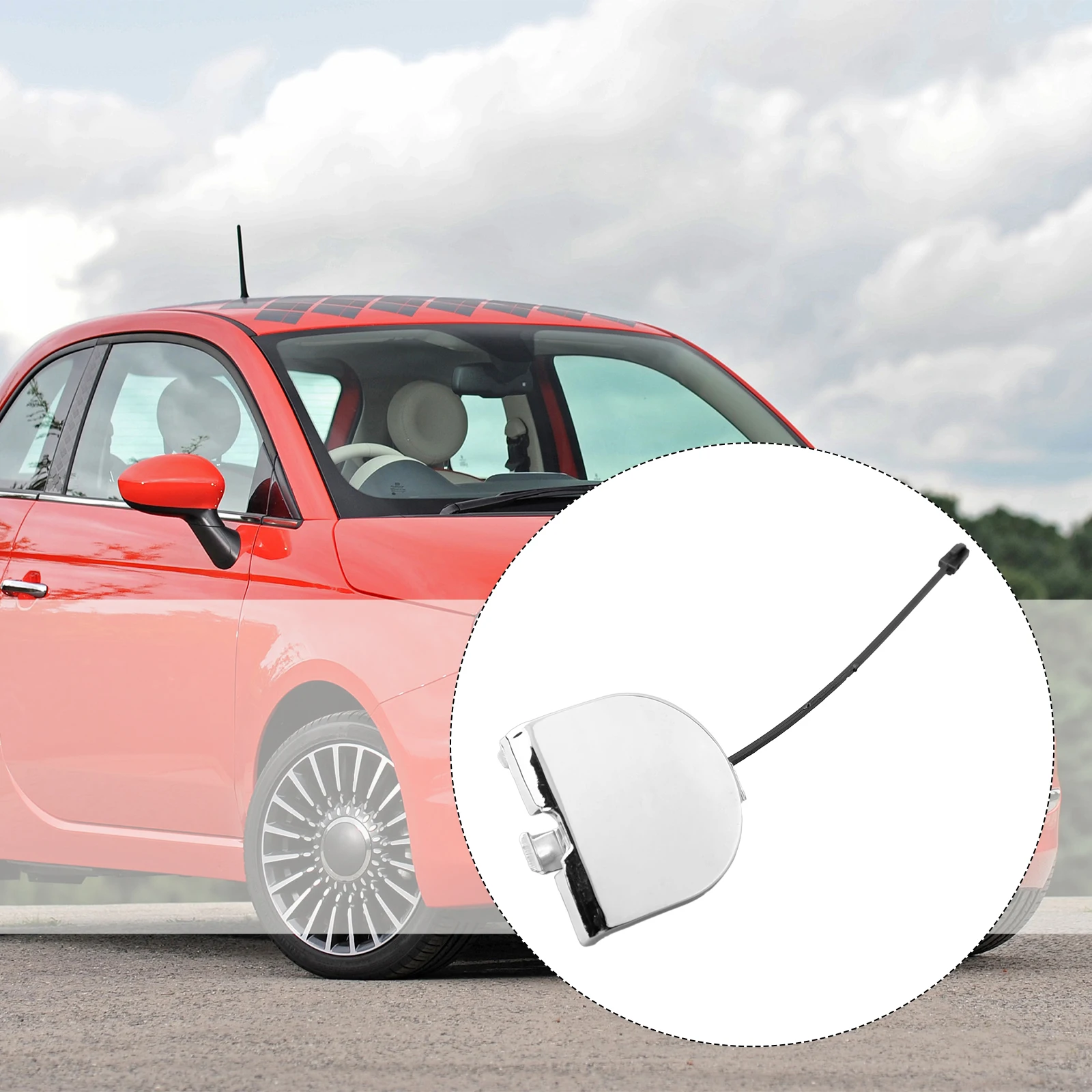 For Fiat 500 Rear Bumper Towing Eye Cover Chrome #735455393 Easy Installation And Durable A Perfect Aftermarket Replacement
For Fiat 500 Rear Bumper Towing Eye Cover Chrome #735455393 Easy Installation And Durable A Perfect Aftermarket Replacement