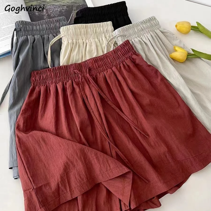 Women Shorts Summer Solid Casual Loose Breathable 3XL High Waist for Girls Simple All-match Daily Soft Female Fashion
Women Shorts Summer Solid Casual Loose Breathable 3XL High Waist for Girls Simple All-match Daily Soft Female Fashion