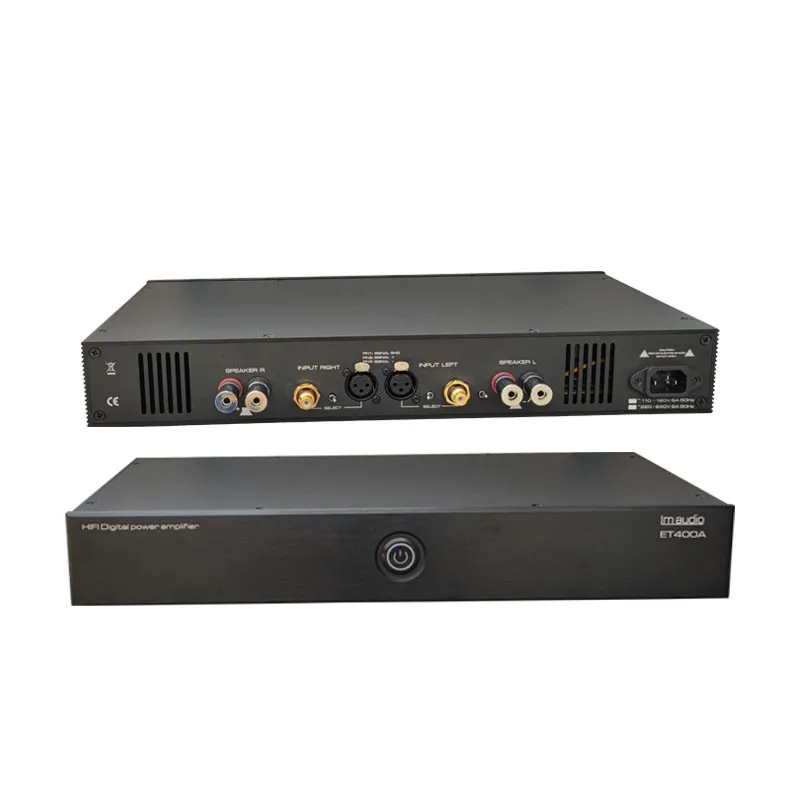 

QC-01 Copy Class D Digital Power Amplifier Pure HIFI AMP Hypex MIN400A With Volume 350W*2 4ohm 200w*2 8ohm SNR 122dB