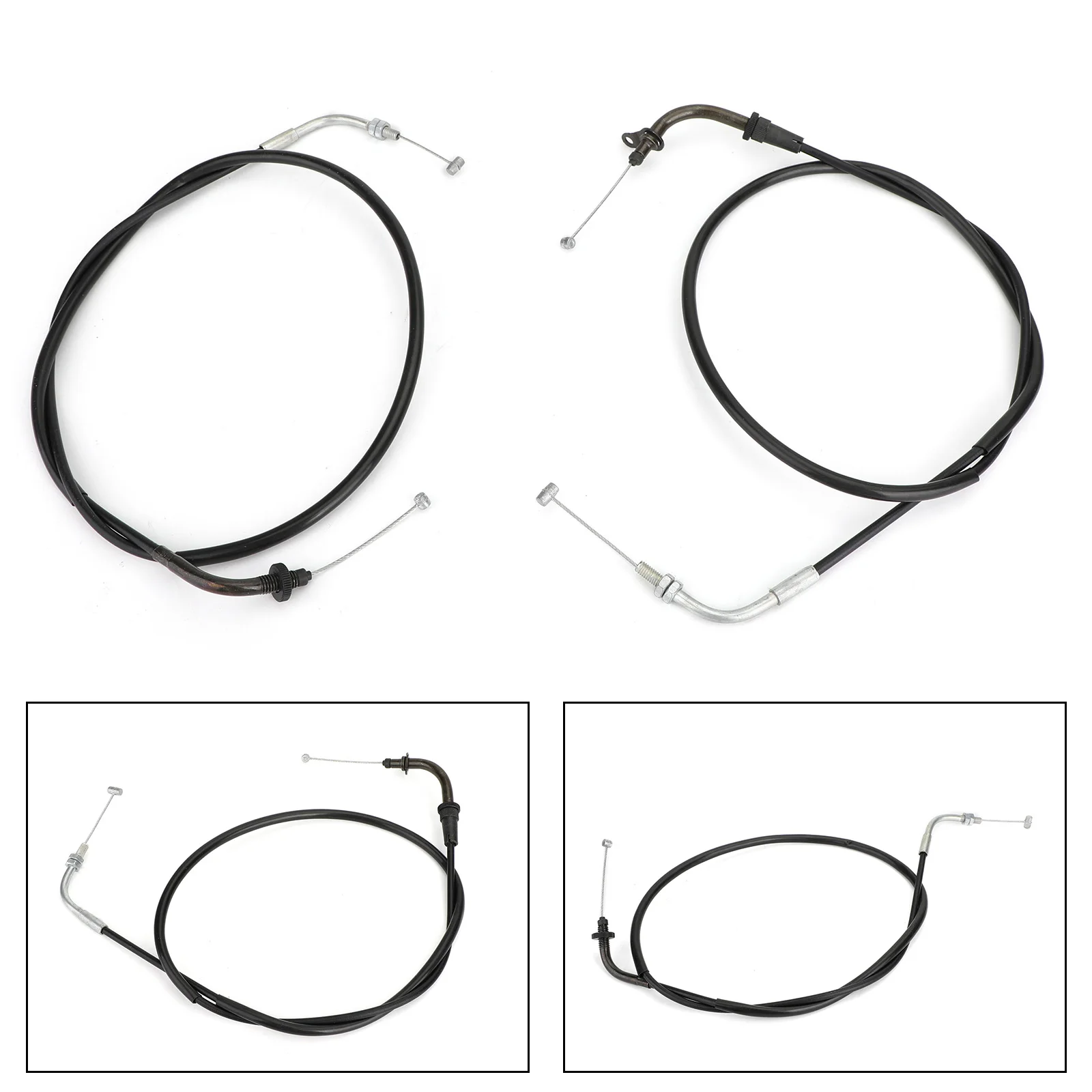 

Areyourshop For Yamaha V-Star 1100 XVS1100 1999-2011 Throttle Cable 5PB-26311-10 Motorcycle Steel Wire Drag Star Classic