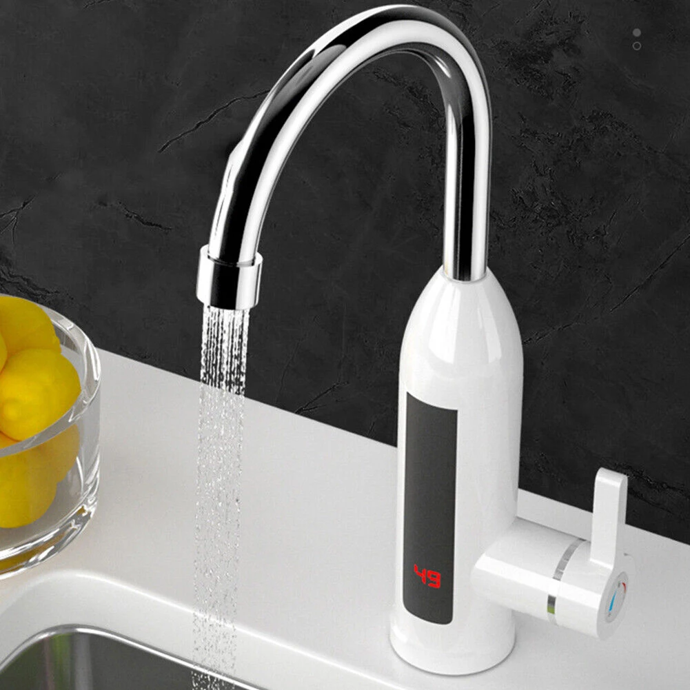 Electric Water Heater Bathroom Kitchen Water Tap Faucet Tankless 360° Instant Hot Water Faucet 3000W Fast Heat 110V Home Kitchen
Electric Water Heater Bathroom Kitchen Water Tap Faucet Tankless 360° Instant Hot Water Faucet 3000W Fast Heat 110V Home Kitchen