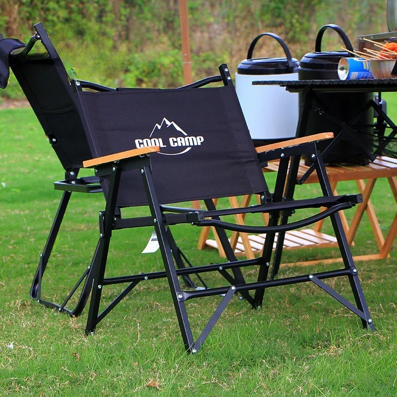 

Outdoor Folding Chair Portable Aluminum Chair Camping Barbecue Low Chair Fishing Chair Kermit Chair Beach Chair