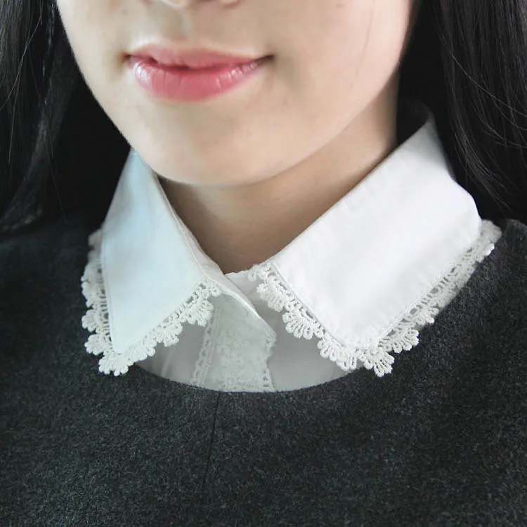 Linbaiway Women Cotton Lace Fake Collar for Women Blouse False Collar Ladies Lapel Detachable Collar Female Decorative Collar
Linbaiway Women Cotton Lace Fake Collar for Women Blouse False Collar Ladies Lapel Detachable Collar Female Decorative Collar
