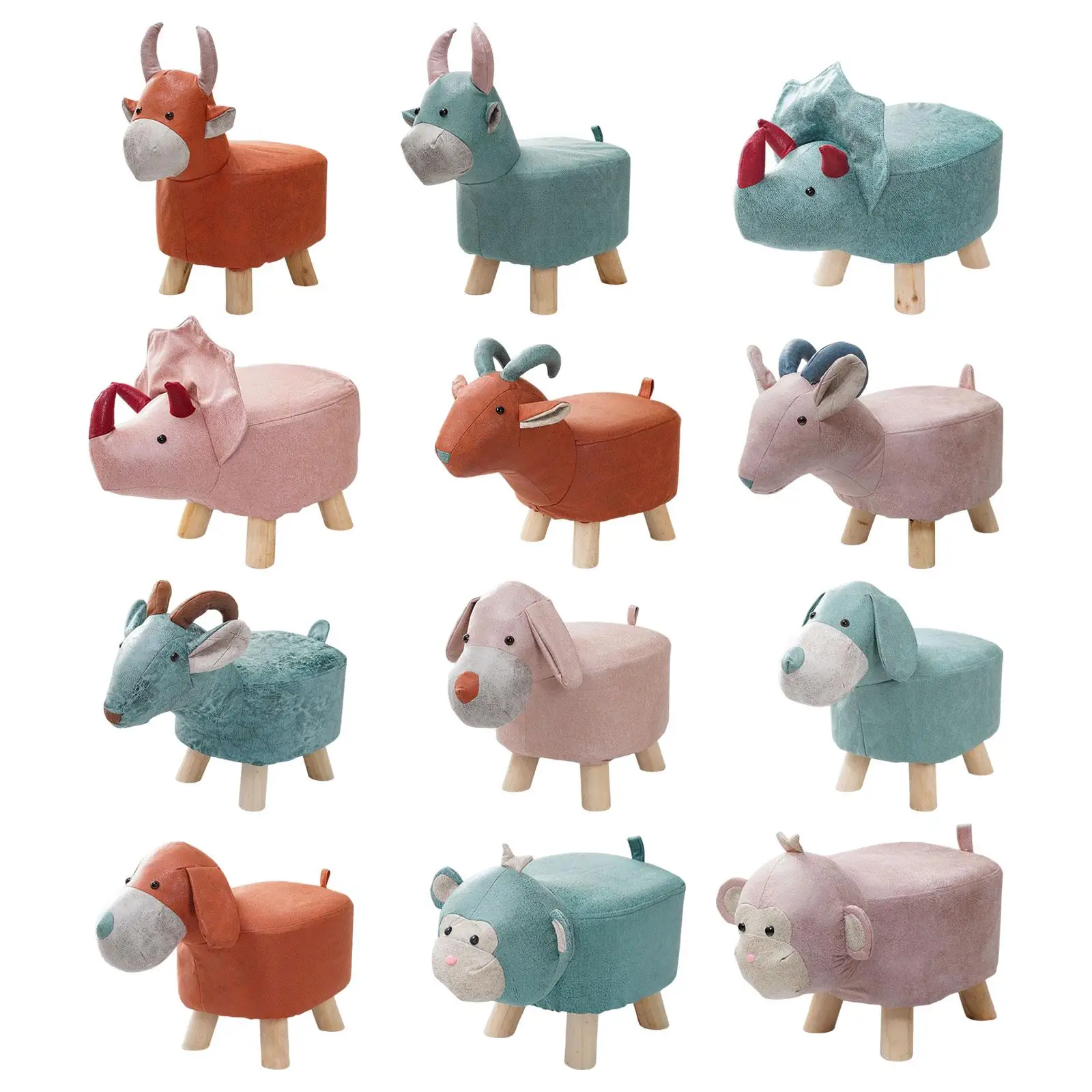 Animal Footstool Portable Wood Cute Footrest Ottoman Bench Room Decor for Entryway, Guest Room, Bedroom, Playroom, Living Room
Animal Footstool Portable Wood Cute Footrest Ottoman Bench Room Decor for Entryway, Guest Room, Bedroom, Playroom, Living Room