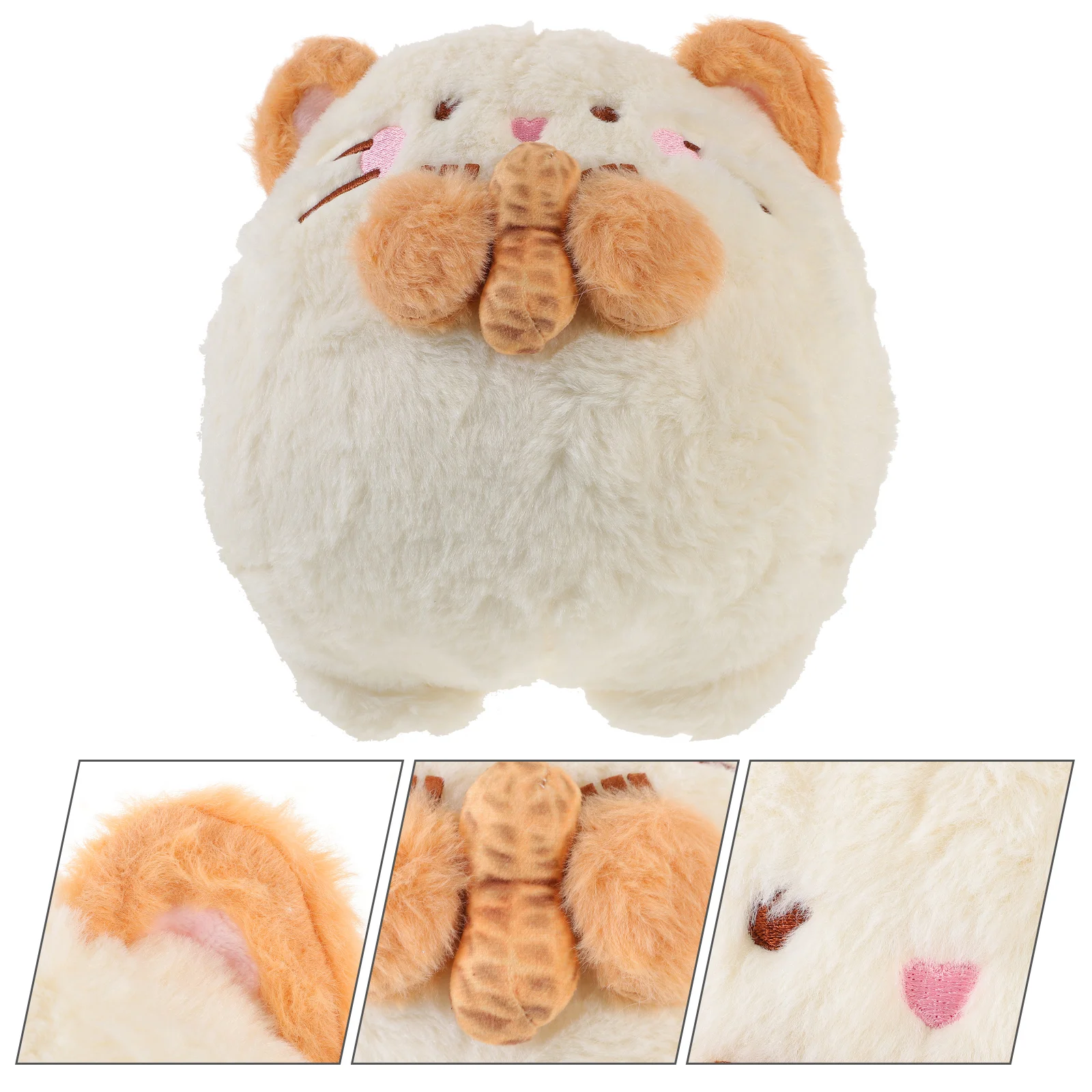 Plush Pillow Peanut Mouse Plush Stuffed for Home Festival Party Decoration Beige 30cm 
Plush Pillow Peanut Mouse Plush Stuffed for Home Festival Party Decoration Beige 30cm