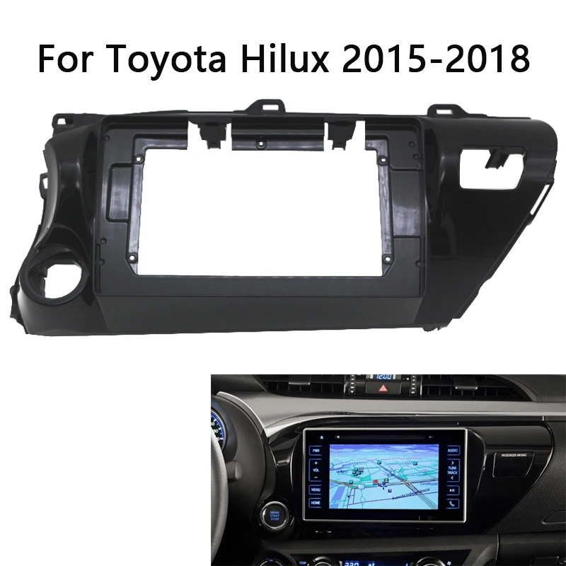 2 Din Android Car Radio Fascia For TOYOTA Hilux 2015 2016 2017 2018 Auto Stereo Install Dash Panel Mount Frame Kit Trim 
2 Din Android Car Radio Fascia For TOYOTA Hilux 2015 2016 2017 2018 Auto Stereo Install Dash Panel Mount Frame Kit Trim