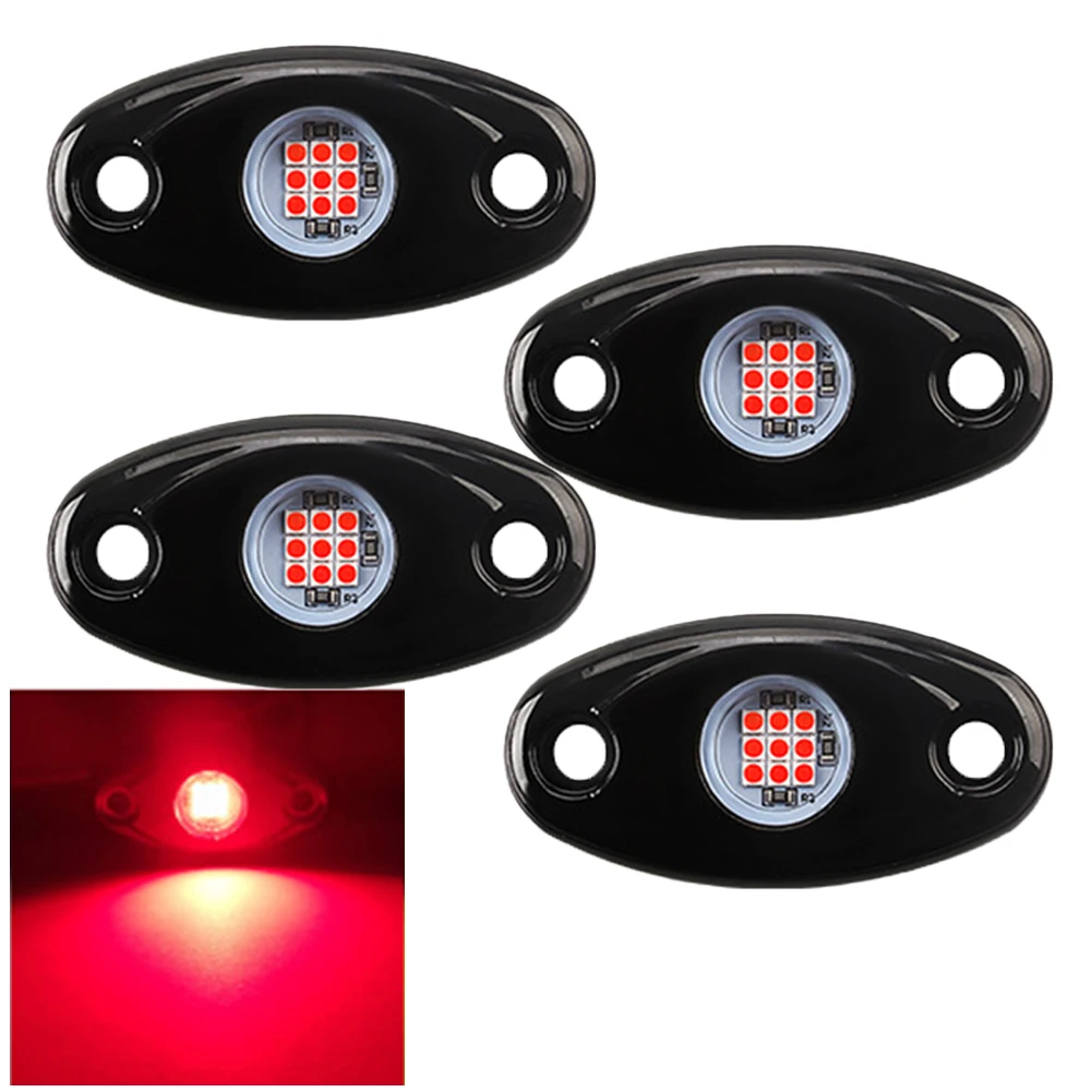 4pcs/set DC12V-24V Car Rock Lights Underbody Light Aluminum Alloy+PC Decorative LED For Jeep Offroad Truck ATV UTV 4X4 Car Boat
4pcs/set DC12V-24V Car Rock Lights Underbody Light Aluminum Alloy+PC Decorative LED For Jeep Offroad Truck ATV UTV 4X4 Car Boat