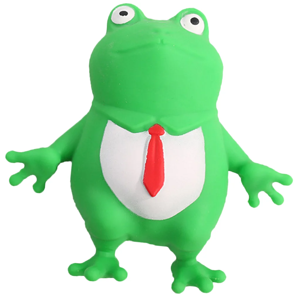 

Kid Toys Frog Squeeze Plaything Lifelike Frog Pendant Squeezing Plaything Pressure Relief Party Toys Piggy Toys For Release