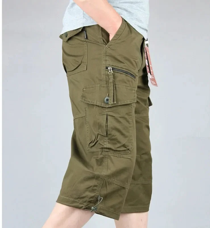 Шорты-карго мужские длинные, хлопок, много карманов, стиль милитари, тактические брюки, летние 
Шорты-карго мужские длинные, хлопок, много карманов, стиль милитари, тактические брюки, летние