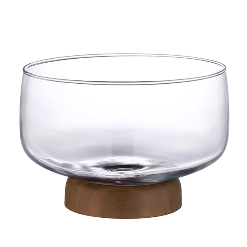 Wood Base Glass Fruit Plate Candy Snack Plate Salad Bowl Food Serving Plate Storage Tray Home Decoration Glass Bowl Tableware
Wood Base Glass Fruit Plate Candy Snack Plate Salad Bowl Food Serving Plate Storage Tray Home Decoration Glass Bowl Tableware