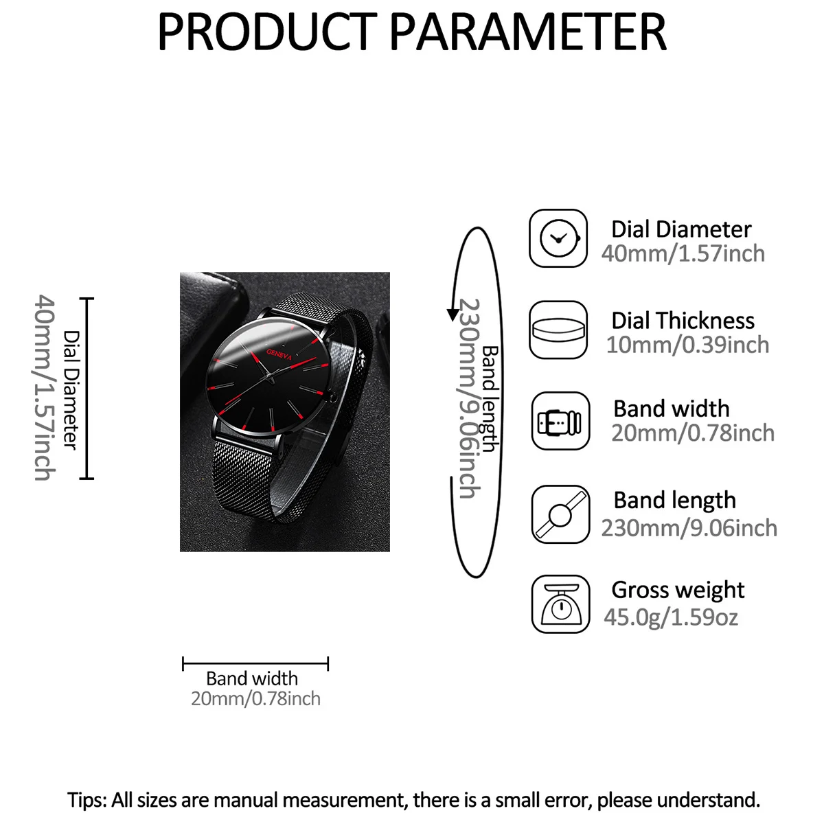 Fashion casual alloy mesh with classic Red needle Blue needle graduated quartz form table selection gift everyday wear Fashion casual alloy mesh with classic Red needle Blue needle graduated quartz form table selection gift everyday wear