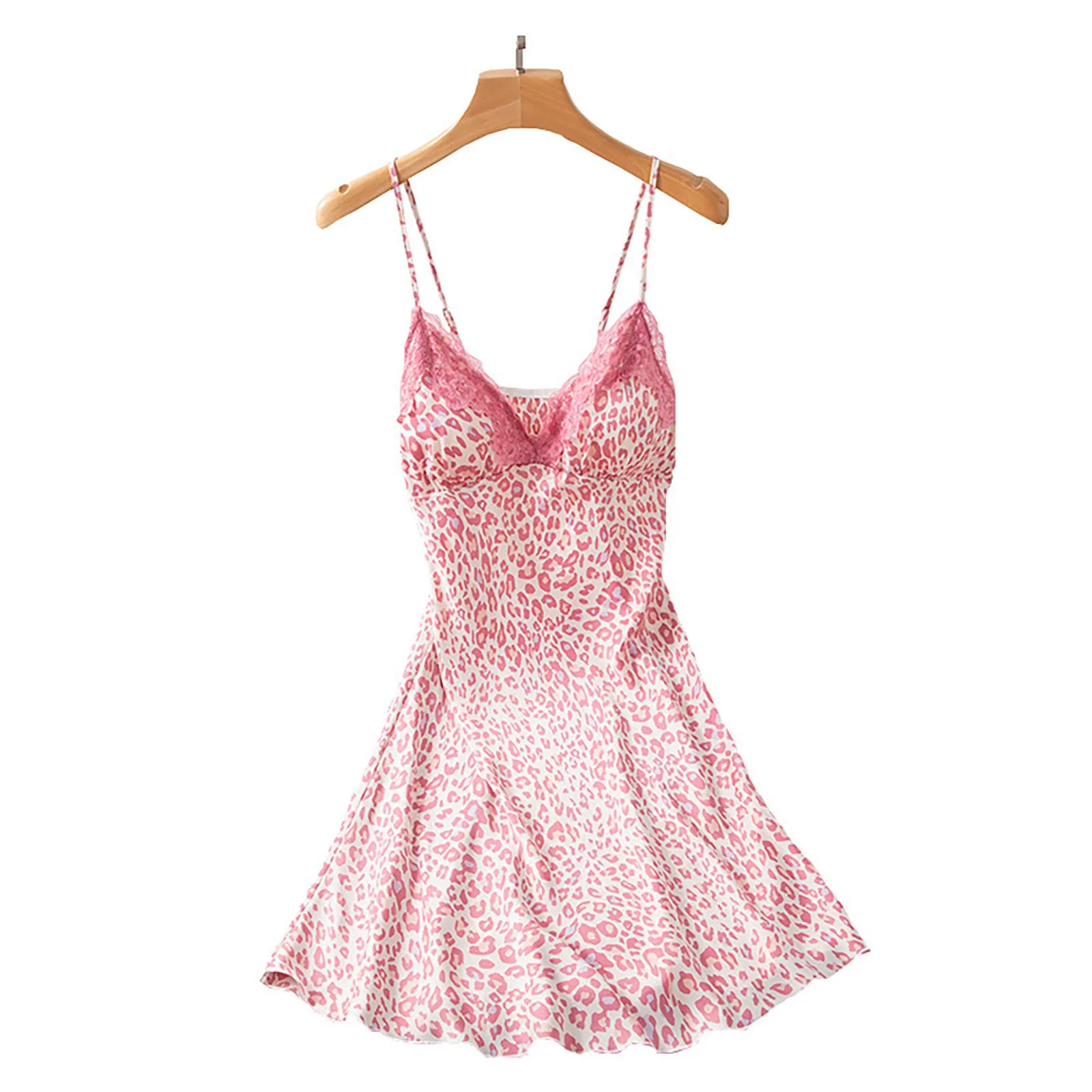 Nightdress Women's Summer Lace Leopard Print Suspender Sexy V Neck Loose Oversized Sleep Wear For Women Print Sexy Sleepwear
Nightdress Women's Summer Lace Leopard Print Suspender Sexy V Neck Loose Oversized Sleep Wear For Women Print Sexy Sleepwear