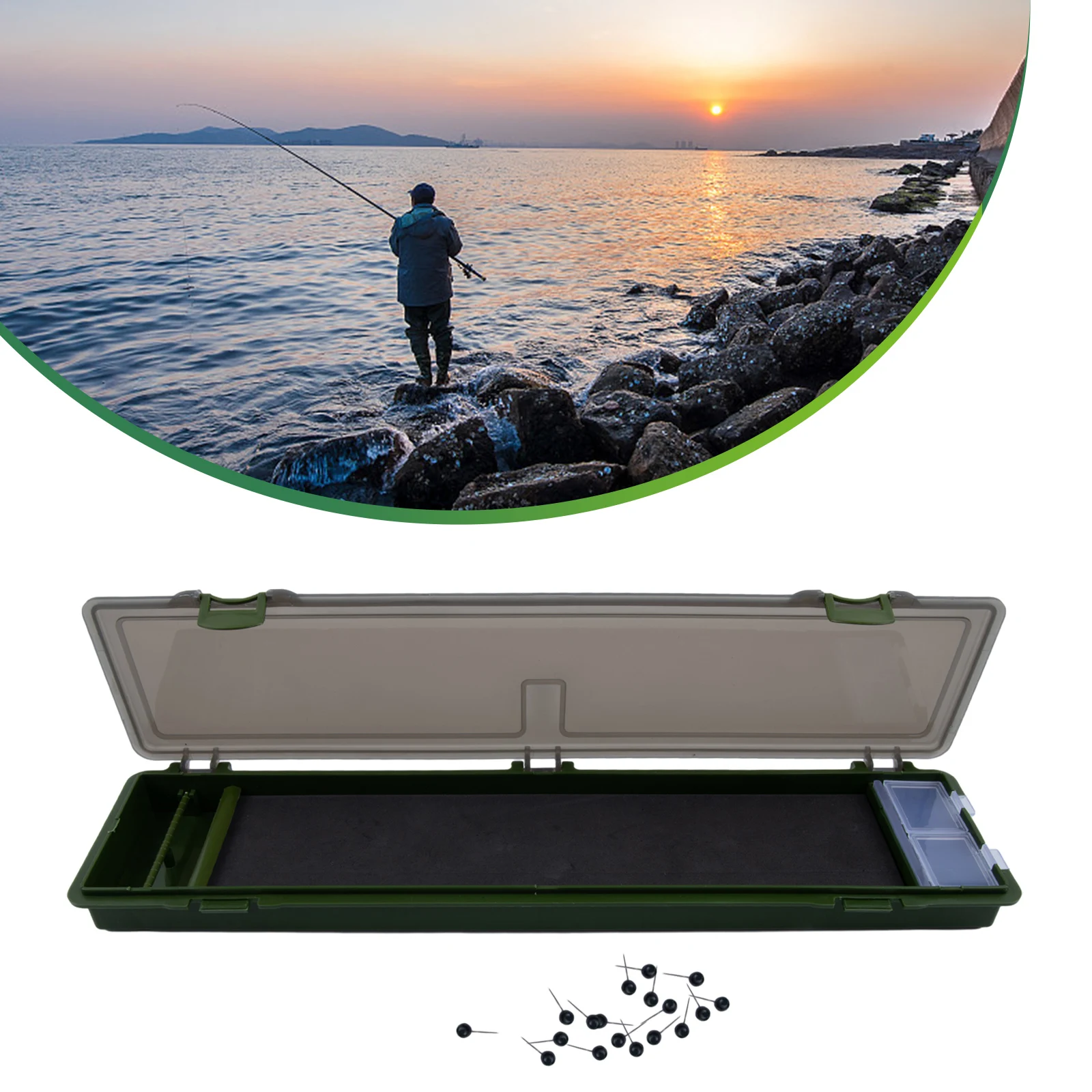Portable Waterproof Fishing Tackle Box With 15 Detachable Pins For Carp Hair Rig Storage Dustproof Fishing Tool Set Carp Fishing
Portable Waterproof Fishing Tackle Box With 15 Detachable Pins For Carp Hair Rig Storage Dustproof Fishing Tool Set Carp Fishing