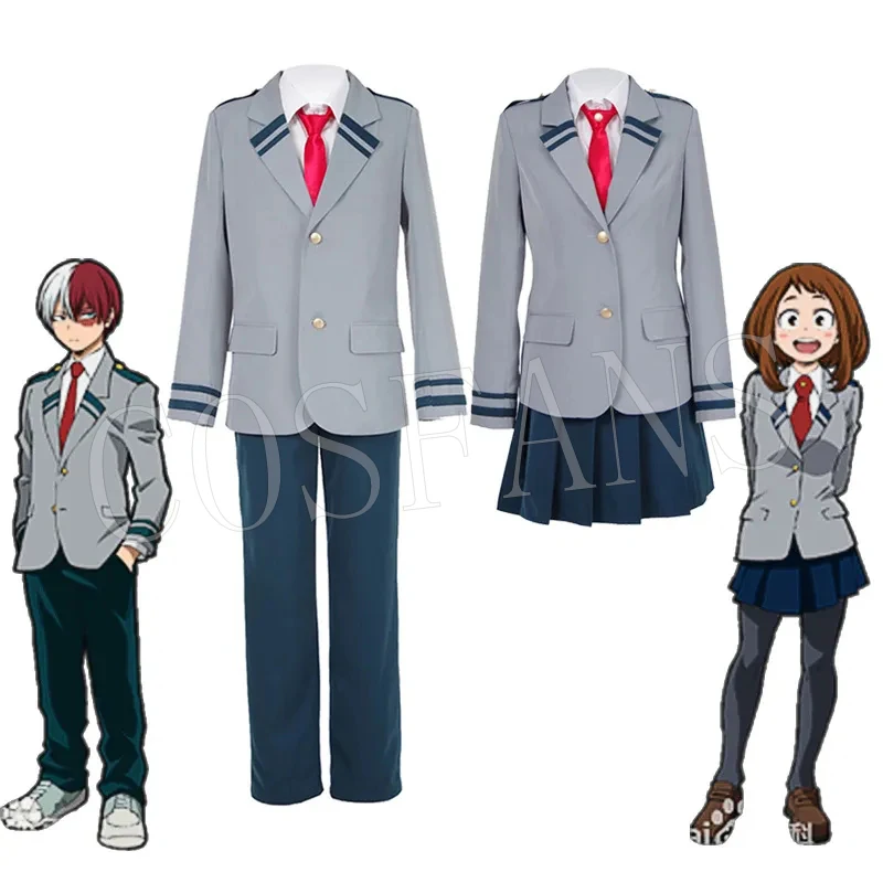 Anime My Hero Academia Cosplay Costume Uniform Midoriya IzukuBakugou Katsuki Ochaco Uraraka School Uniform Set Costume
Anime My Hero Academia Cosplay Costume Uniform Midoriya IzukuBakugou Katsuki Ochaco Uraraka School Uniform Set Costume