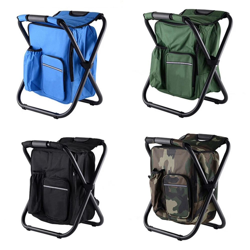 1pc Double Layer 600D Oxford Fabric Folding Backpack Chair Foldable Fishing Chair Stool With Cooler Bag Ideal For Camping Hiking
1pc Double Layer 600D Oxford Fabric Folding Backpack Chair Foldable Fishing Chair Stool With Cooler Bag Ideal For Camping Hiking