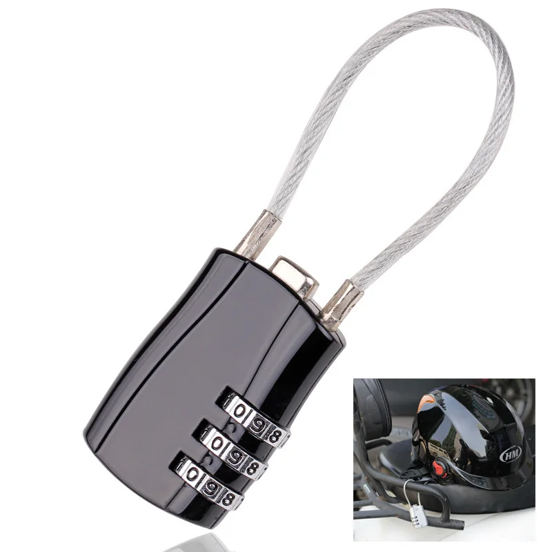 1PCS Creative Helmet Combination Lock Password Padlock Luggage Bag Lock Gym Locker Mini Small Password Steel Wire Lock
1PCS Creative Helmet Combination Lock Password Padlock Luggage Bag Lock Gym Locker Mini Small Password Steel Wire Lock