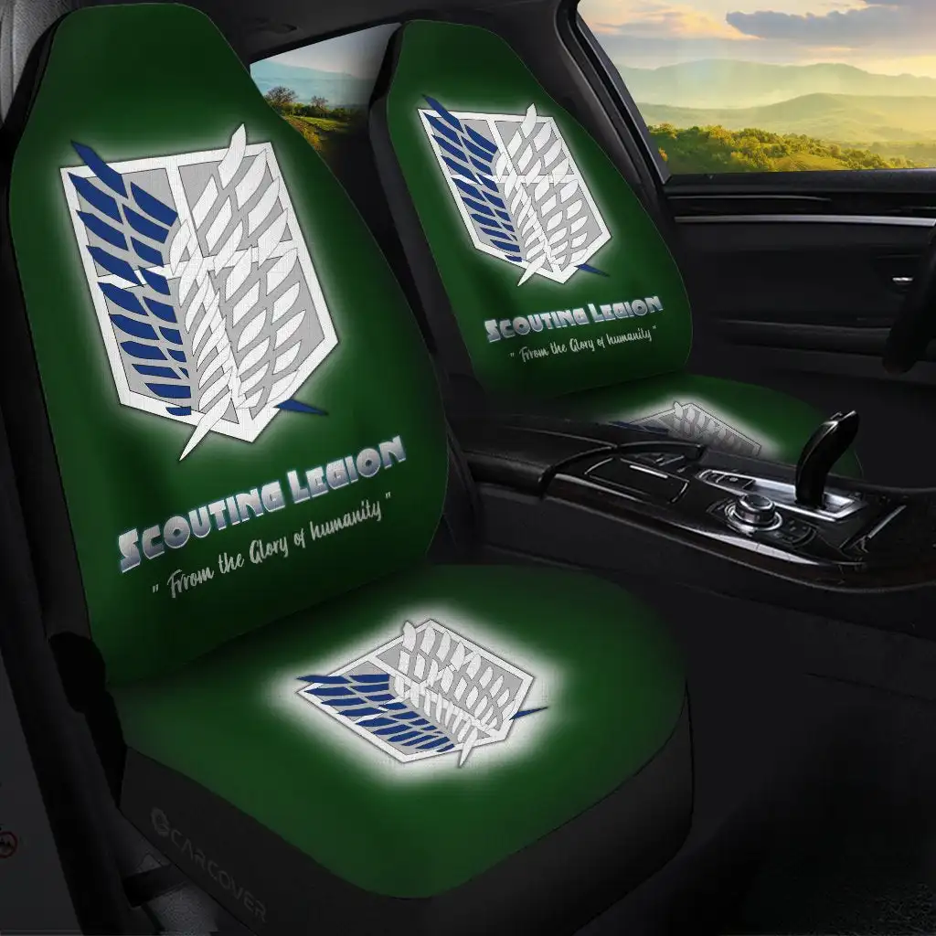 AOT Scouting Legion Car Seat Covers Anime Attack On Titan Car Accessories,2 PCS Universal Front Seat Protective Cover
AOT Scouting Legion Car Seat Covers Anime Attack On Titan Car Accessories,2 PCS Universal Front Seat Protective Cover