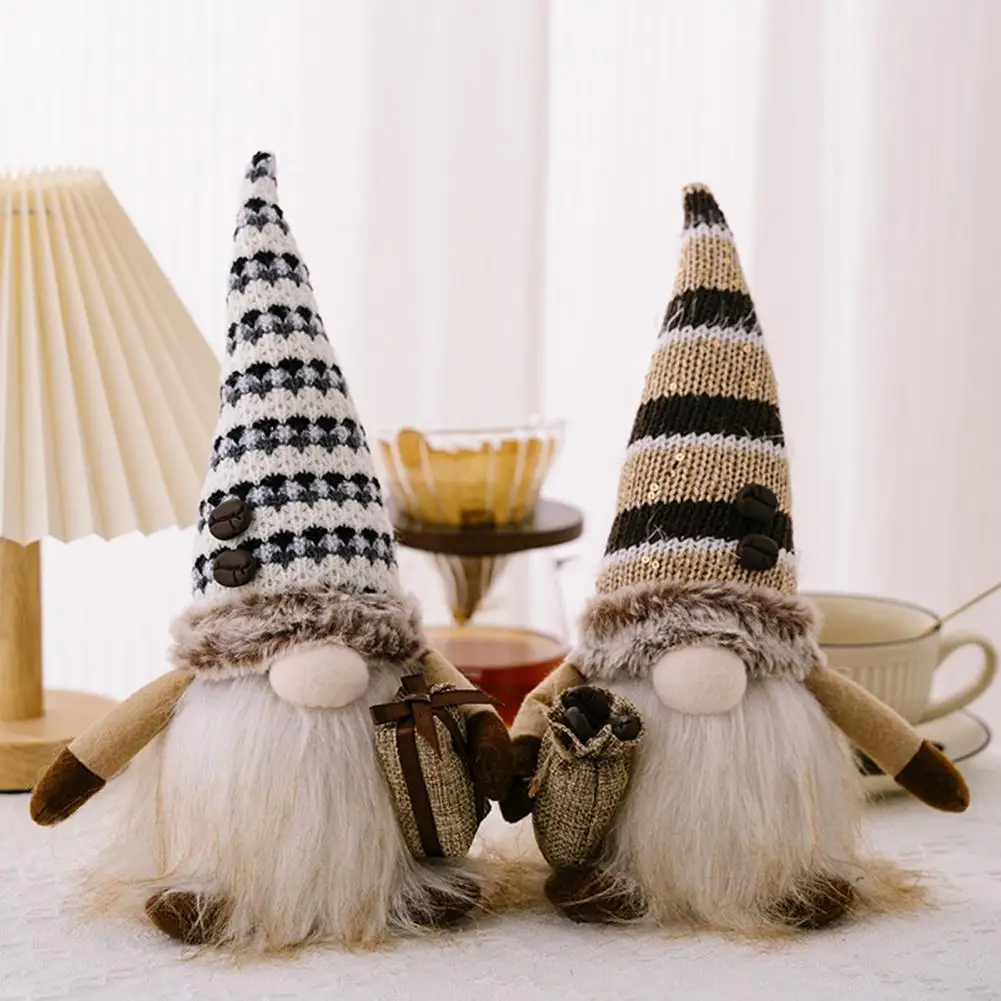 Gnome Doll Unique with Light Striped Party Scene Window Decor Rudolph Plush Ornament Home Decoration
Gnome Doll Unique with Light Striped Party Scene Window Decor Rudolph Plush Ornament Home Decoration