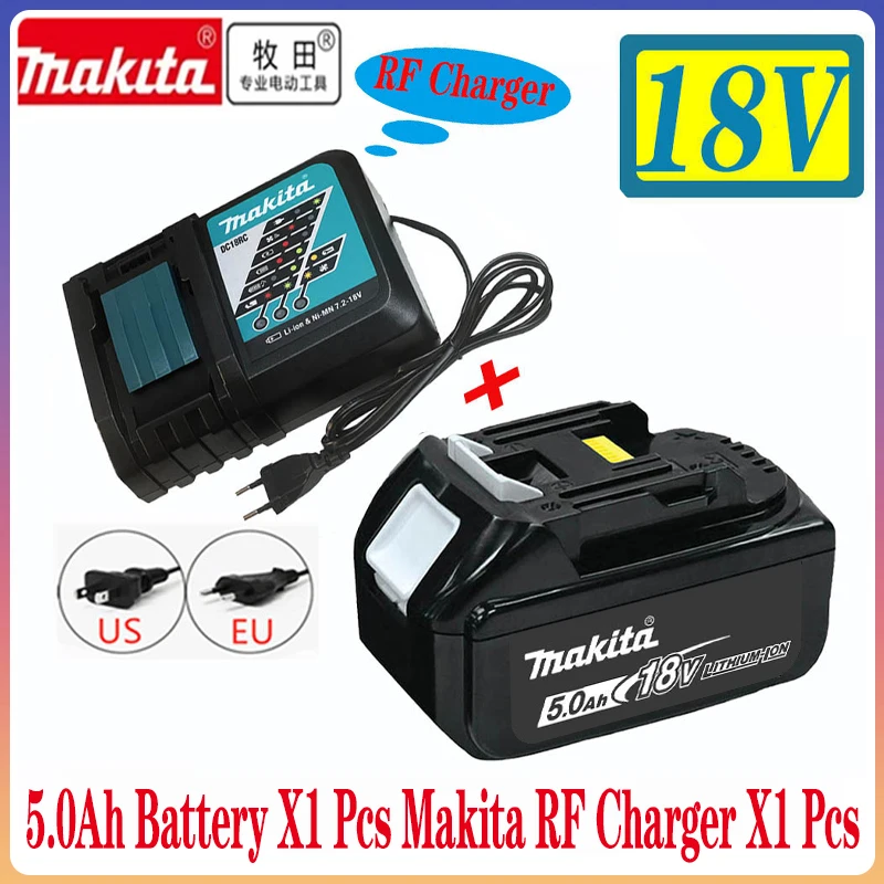 

100% Makita Original 18V 6000mAh Lithium ion Rechargeable Battery 18v drill Replacement Batteries BL1860 BL1830 BL1850 BL1860B