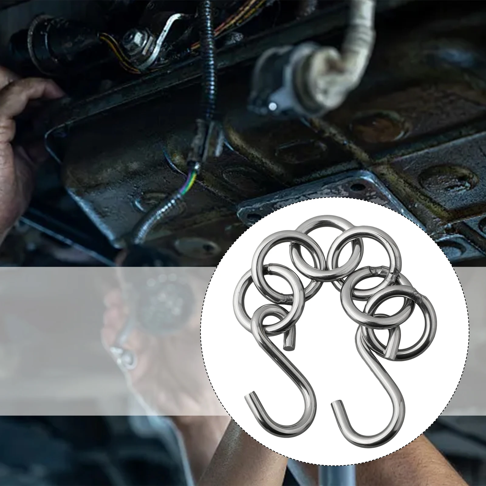 Hook Chain Car Chain Convenient Durable Portable Reliable Repair Tool Auto Stainless Steel Accessories Brand New
Hook Chain Car Chain Convenient Durable Portable Reliable Repair Tool Auto Stainless Steel Accessories Brand New