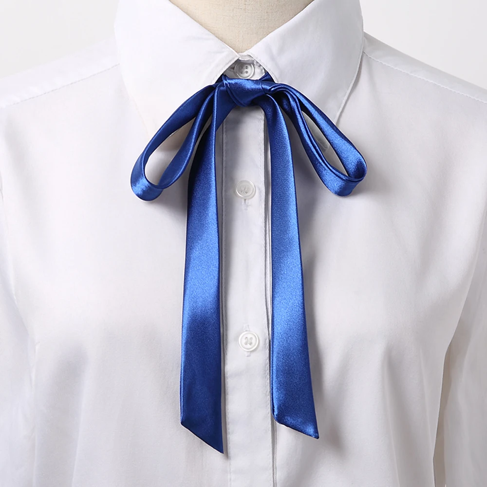 

Student Lithe Tassel Ribbon School Costume Satin Bowtie Bow Tie Cravat Ribbons Knot