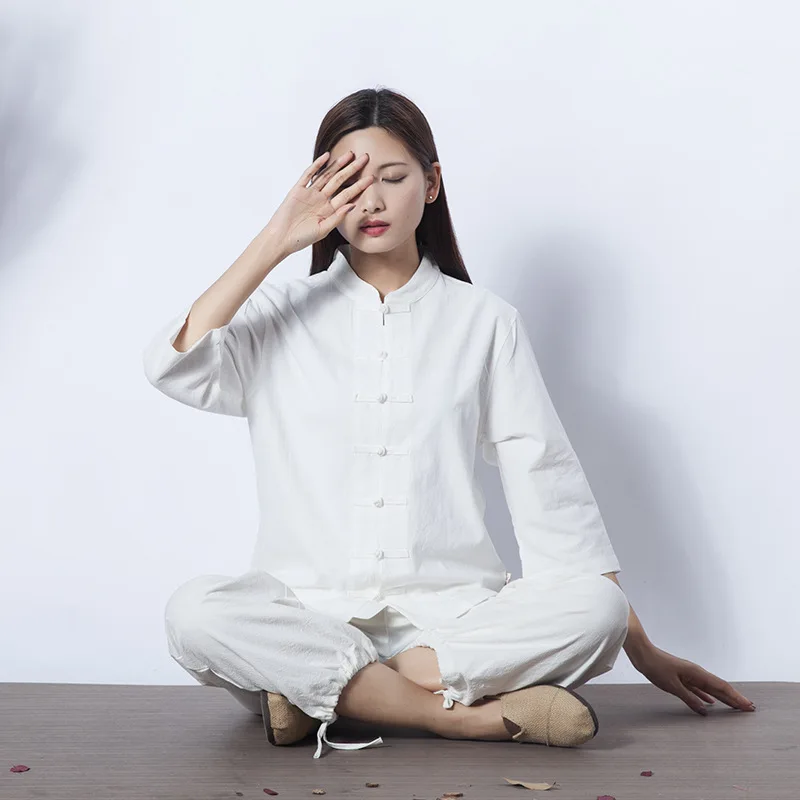 Women Tai Chi Martial Arts Kungfu Uniforms Cotton Linen Loose Chinese Traditional Shirt+pant Casual Yoga Meditation Wushu Set
Women Tai Chi Martial Arts Kungfu Uniforms Cotton Linen Loose Chinese Traditional Shirt+pant Casual Yoga Meditation Wushu Set