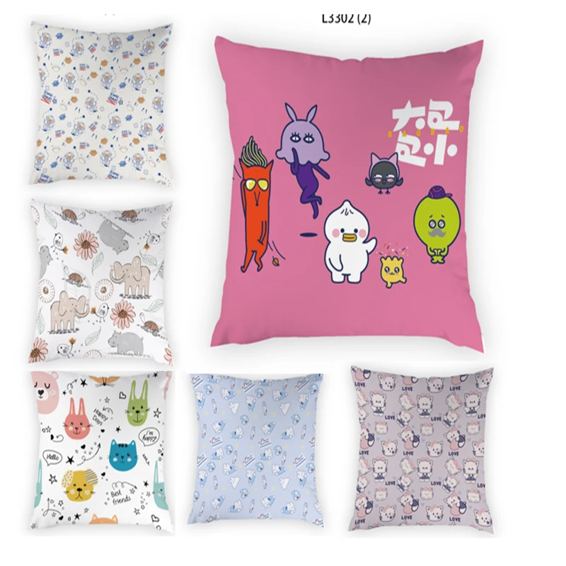 Cartoon Animal Pattern Pillow Cover Geometric Creative Cushion Cover 45x45cm Living Room Home Decor Colorful Pillowcase G642
Cartoon Animal Pattern Pillow Cover Geometric Creative Cushion Cover 45x45cm Living Room Home Decor Colorful Pillowcase G642